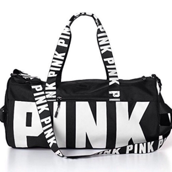 PINK Victoria's Secret Handbags - NWT PINK DUFFLE BAG & WATER BOTTLE